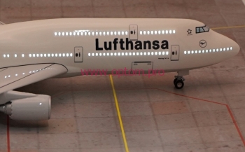 ������ ������� � ���������� ������ ����� 747 8, ������������ Lufthansa.